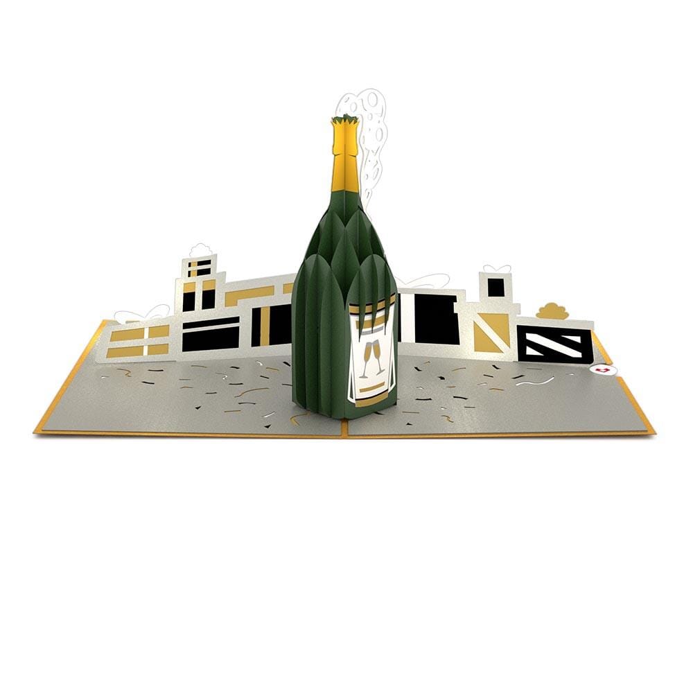 Champagne Celebration 3D Card