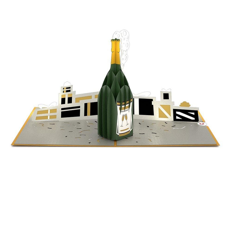 Champagne Celebration 3D Card