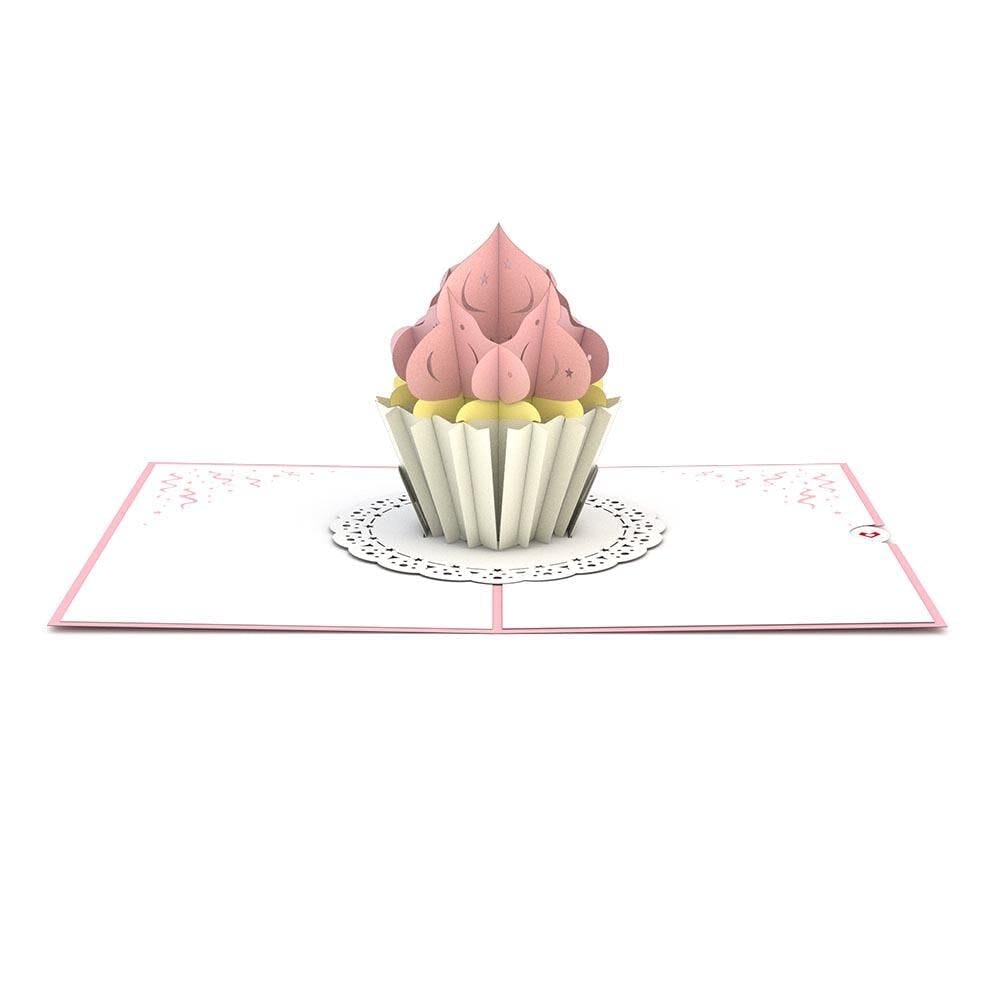 Cupcake Birthday 3D card