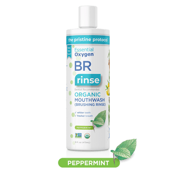 Essential Oxygen Peppermint Organic Brushing Rinse