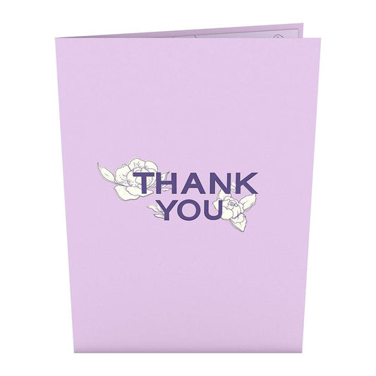 Floral Thank You 3D card