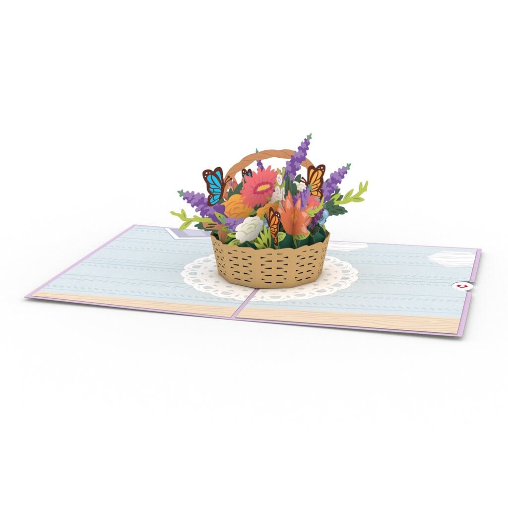 Flower Basket 3D card