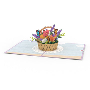 Flower Basket 3D card