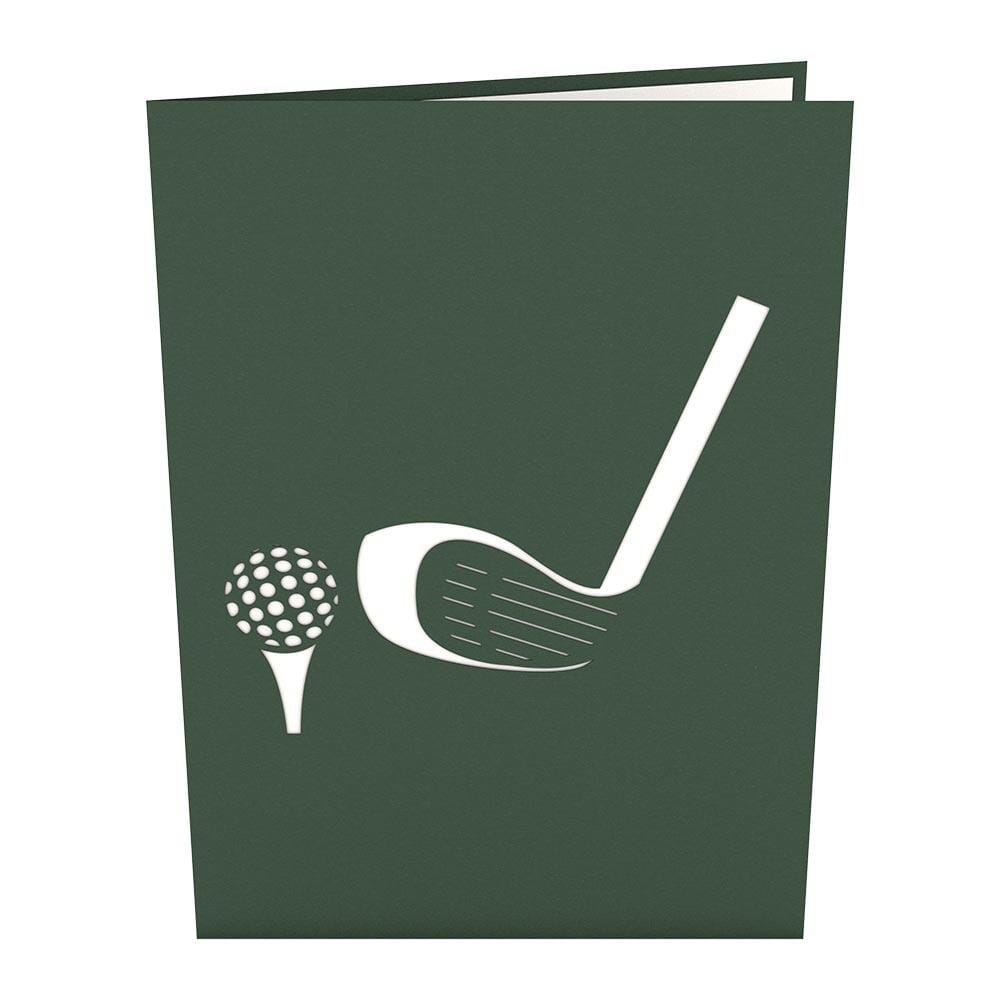 Golf Ball 3D card