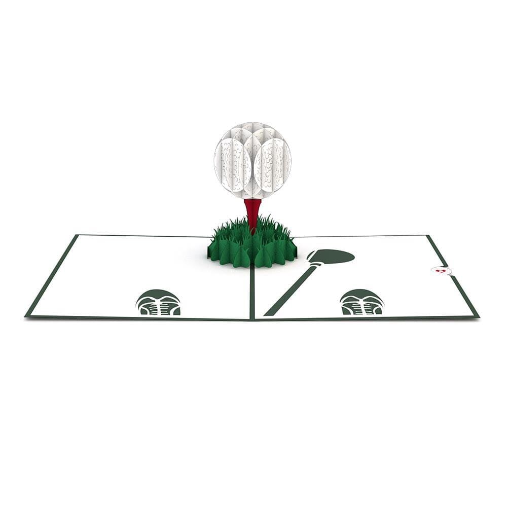 Golf Ball 3D card