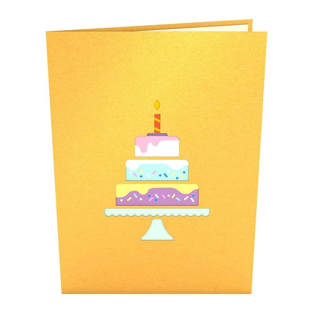 Happy Birthday Cake 3D card