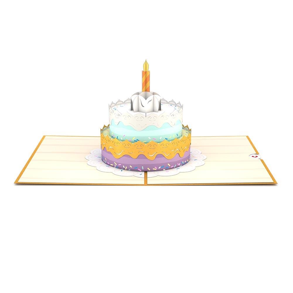 Happy Birthday Cake 3D card