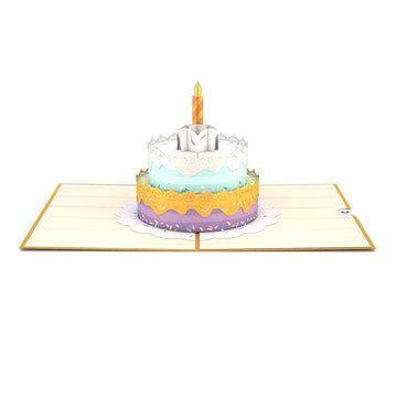 Happy Birthday Cake 3D card