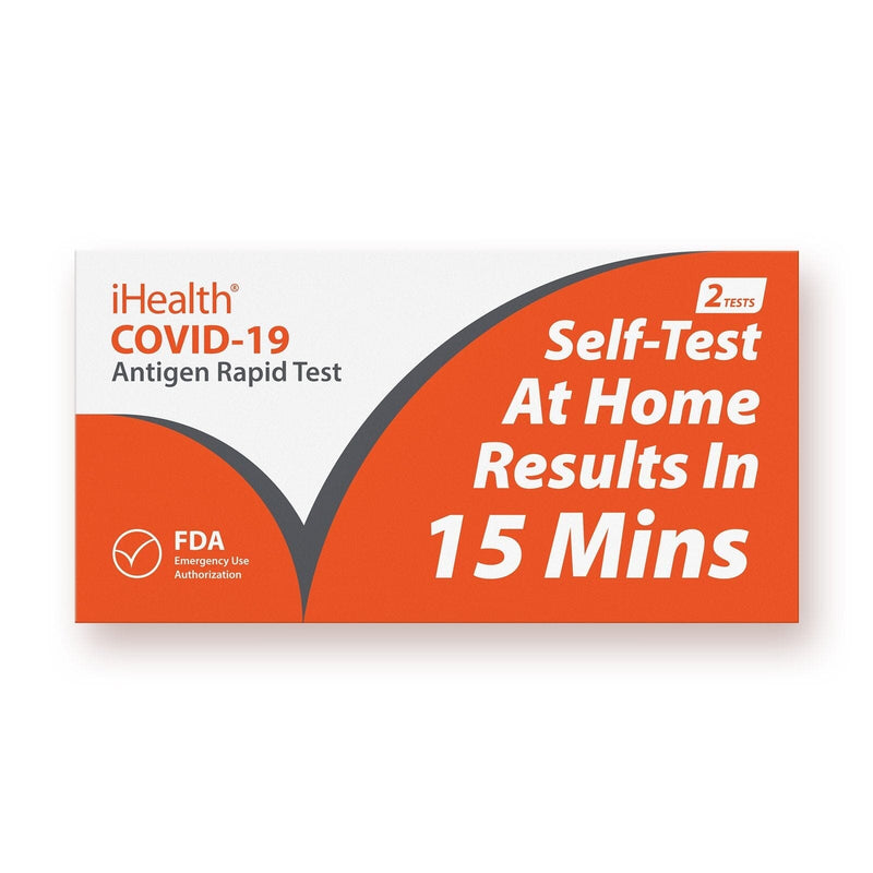 iHealth (2pk) - At Home COVID-19 Antigen Rapid Test