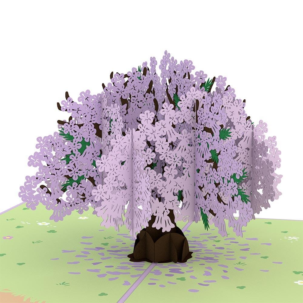 Jacaranda Tree 3D Card