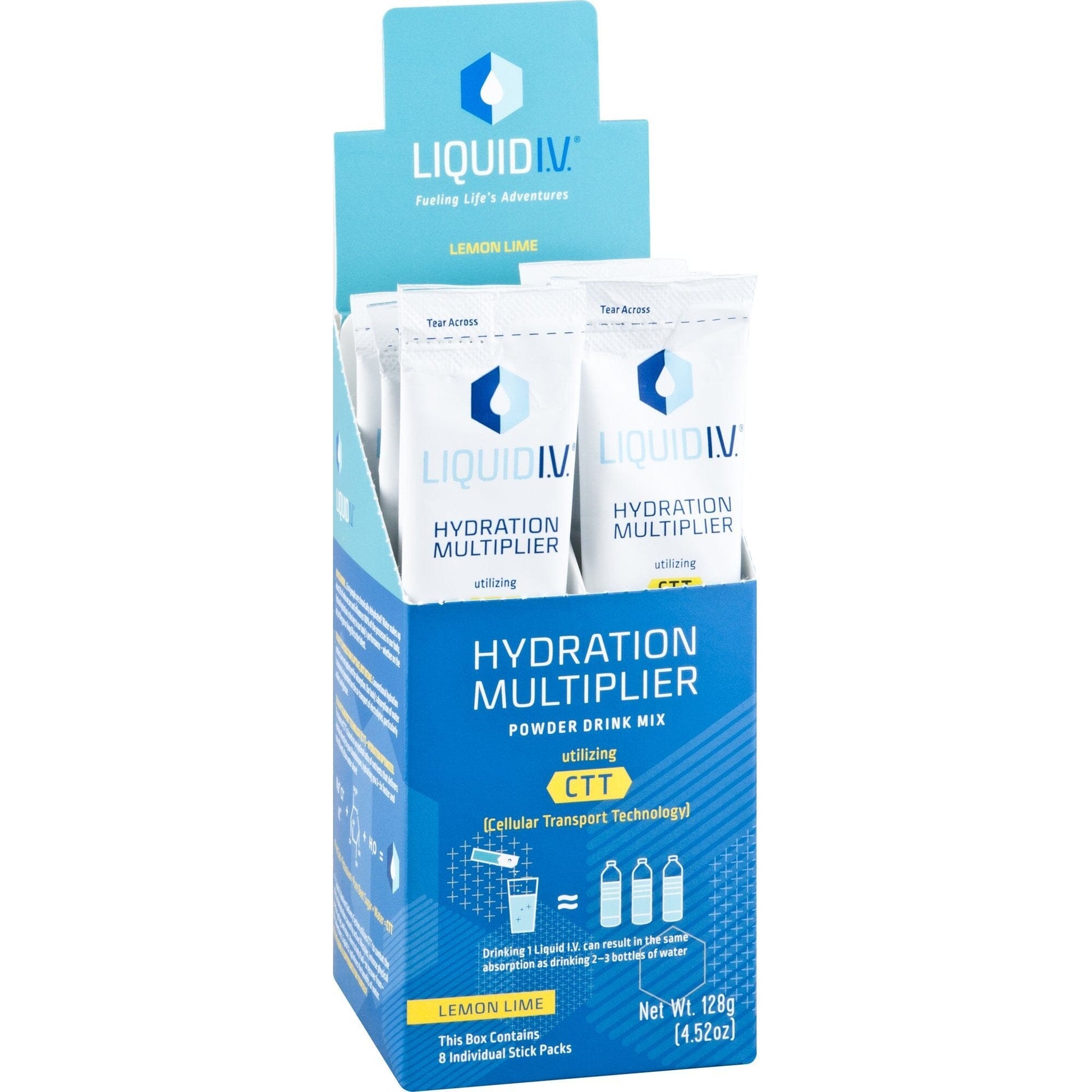 Liquid I.V. Hydration Multiplier Electrolyte Drink Mix, Strawberry - 10 stick packs, 160 g