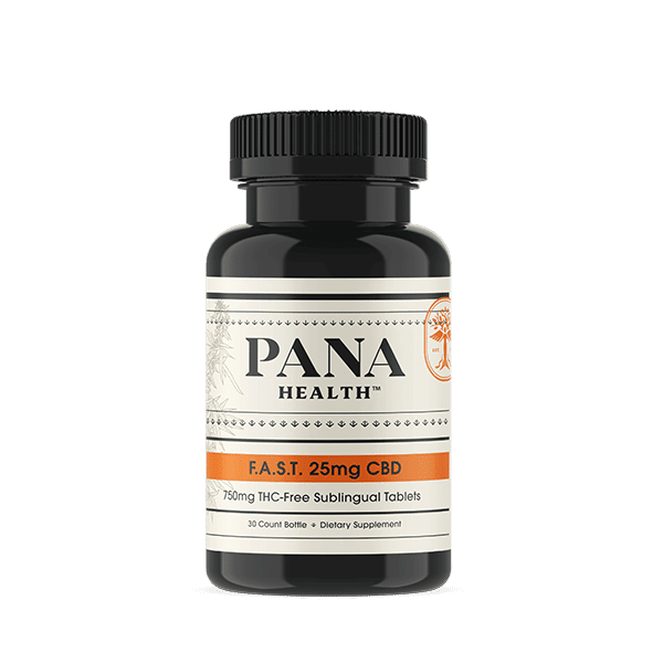 Panacea CBD F.A.S.T.(Fast Acting Sublingual Tablets) - 25mg