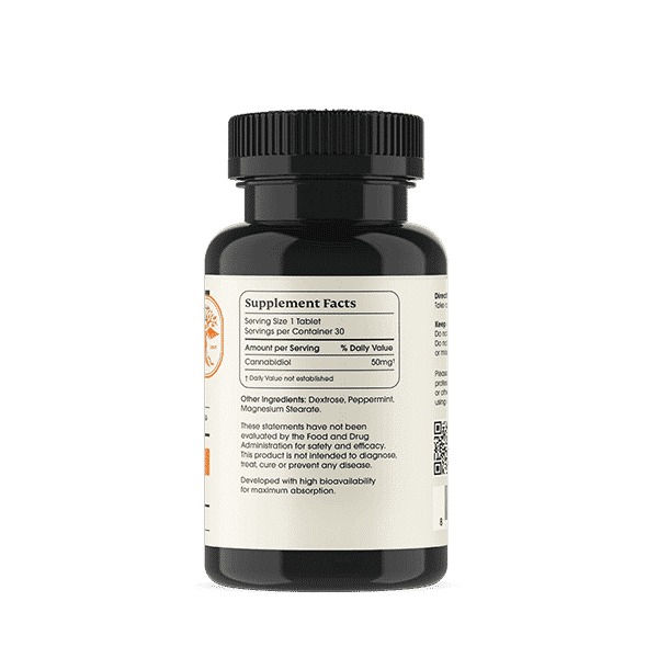 Panacea CBD F.A.S.T.(Fast Acting Sublingual Tablets) - 25mg