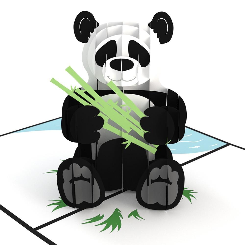 Panda Bear 3D card