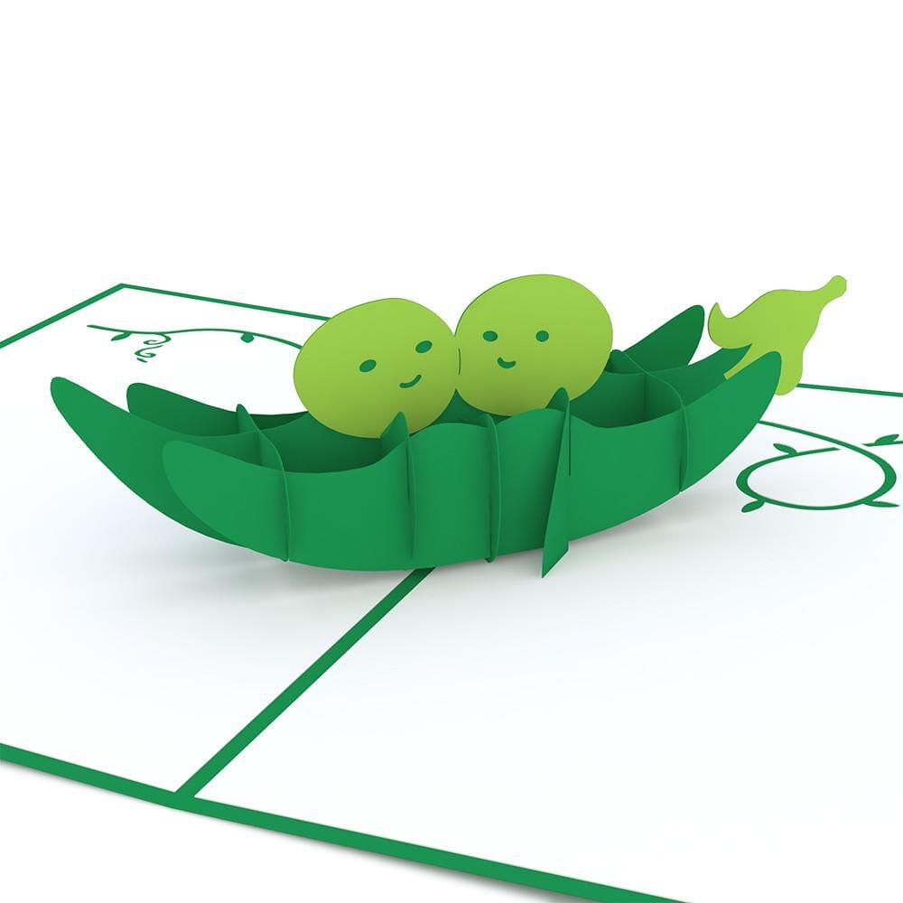 Peas in a Pod 3D card