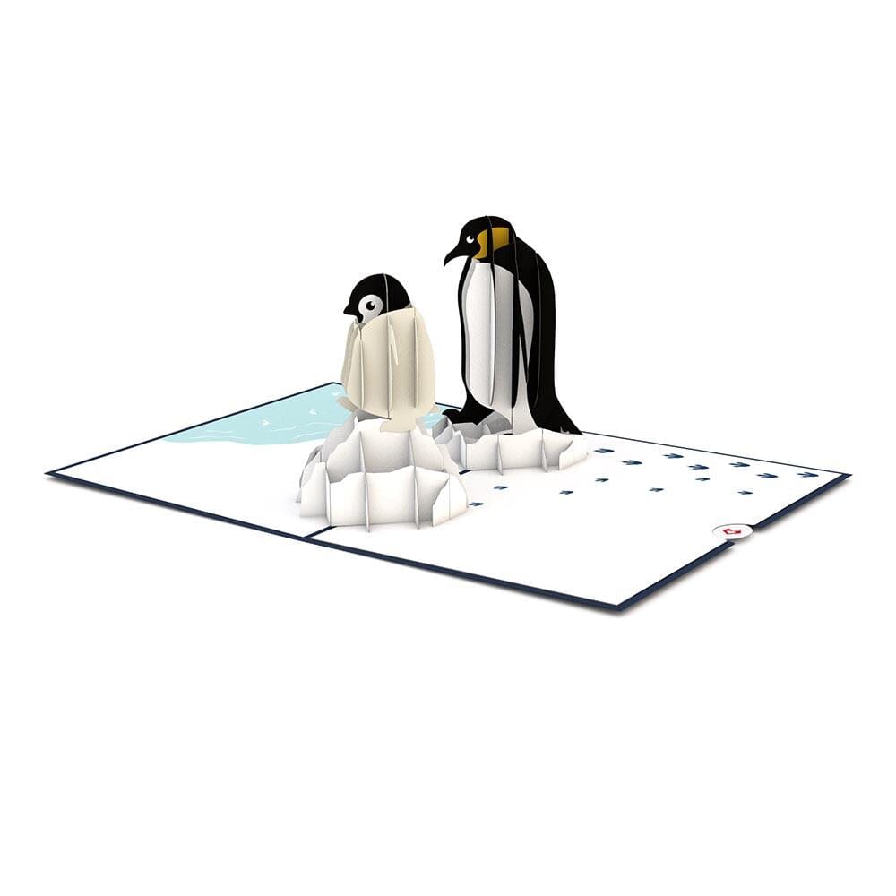 Penguin Family 3D card