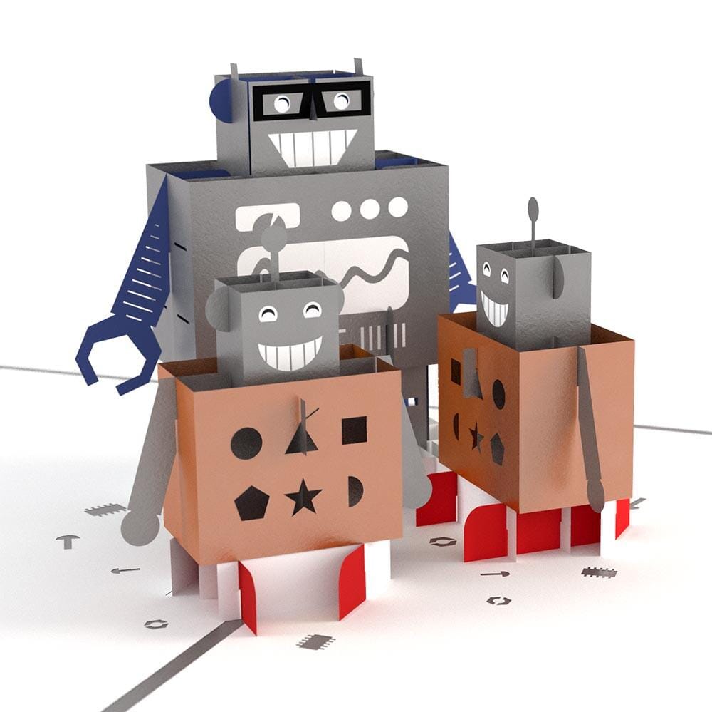 Robots 3D card