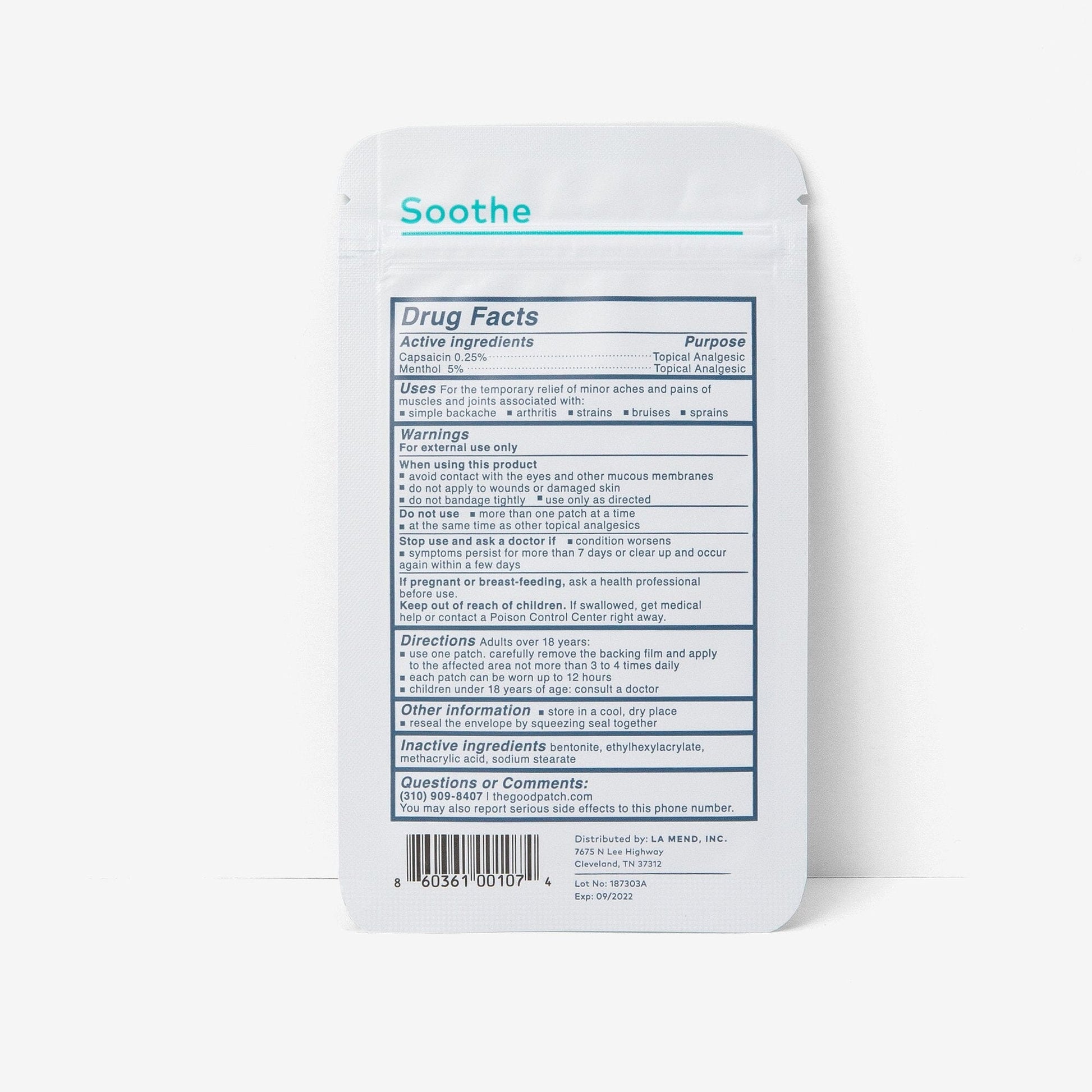 Plant-Infused Soothe Patch
