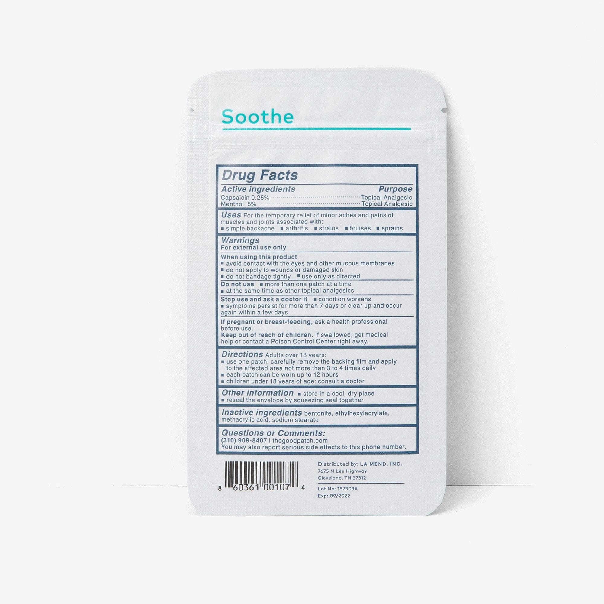 Plant-Infused Soothe Patch