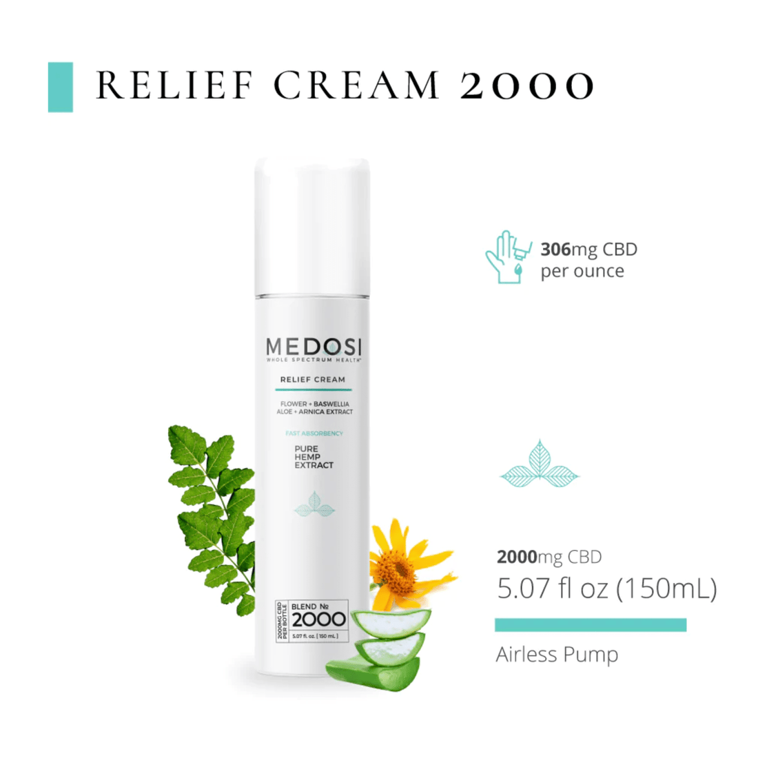MEDOSI Relief Cream 2000mg