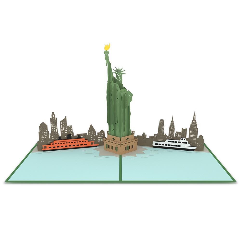 Statue of Liberty 3D Card