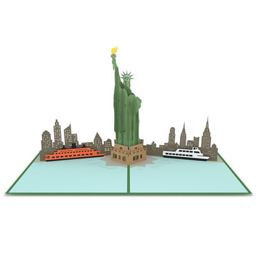 Statue of Liberty 3D Card