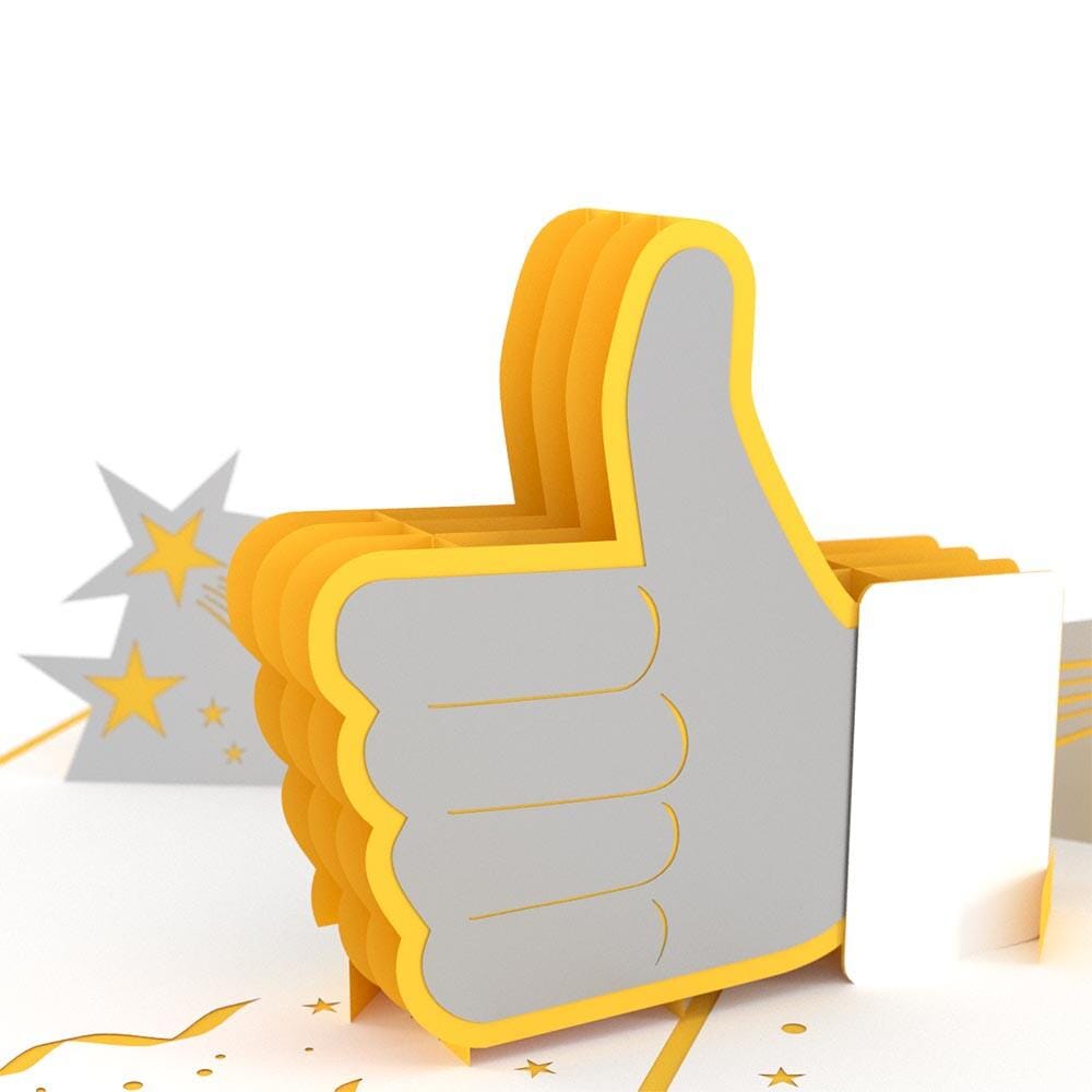 Thumbs Up 3D card