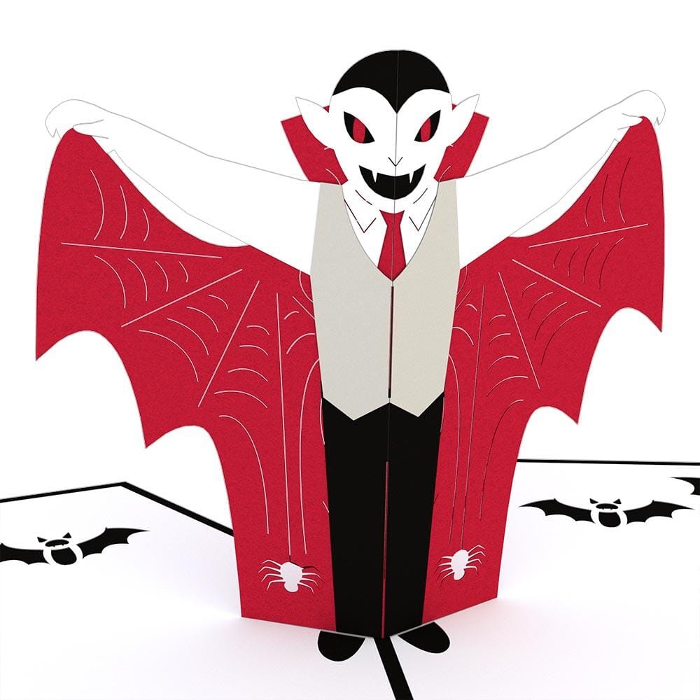 Vampire Coffin 3D card