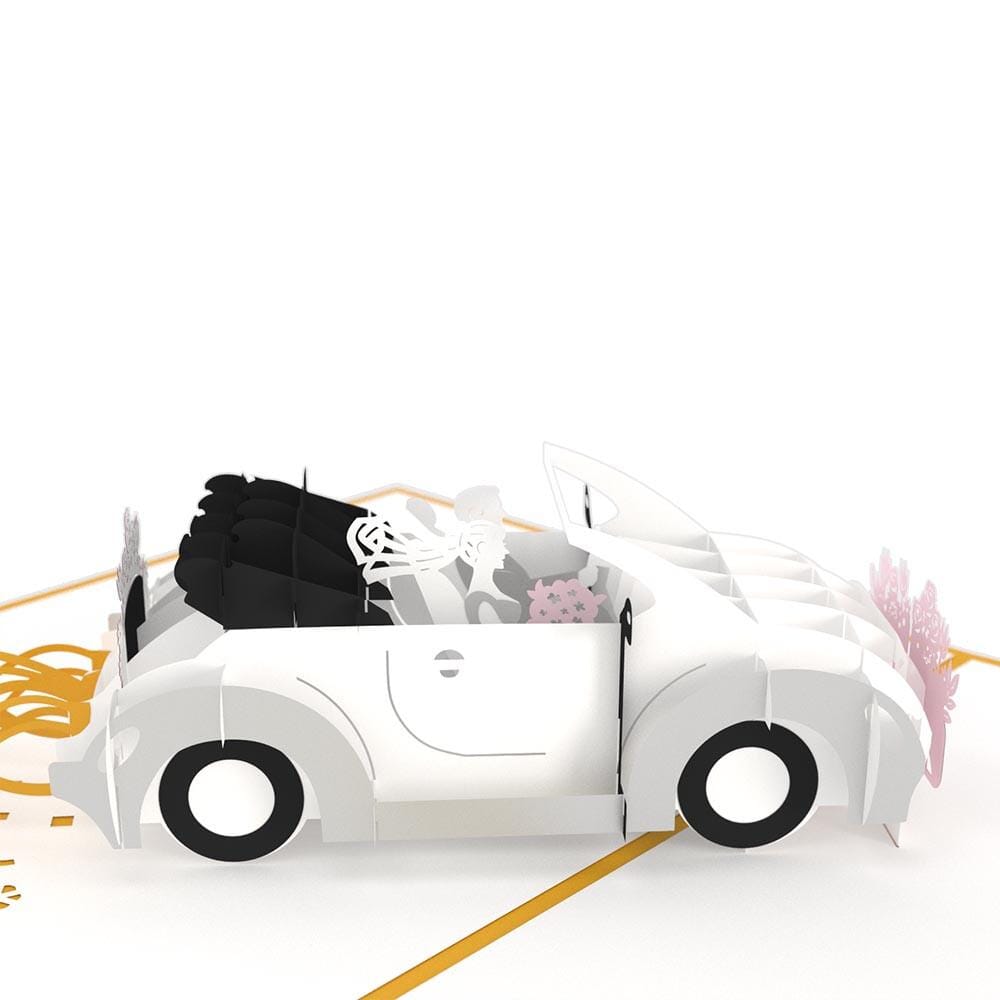 Wedding Car 3D card