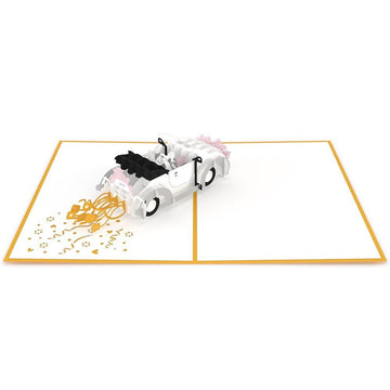 Wedding Car 3D card