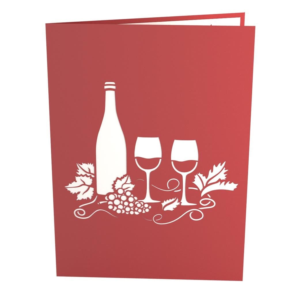 Wine Glass 3D card