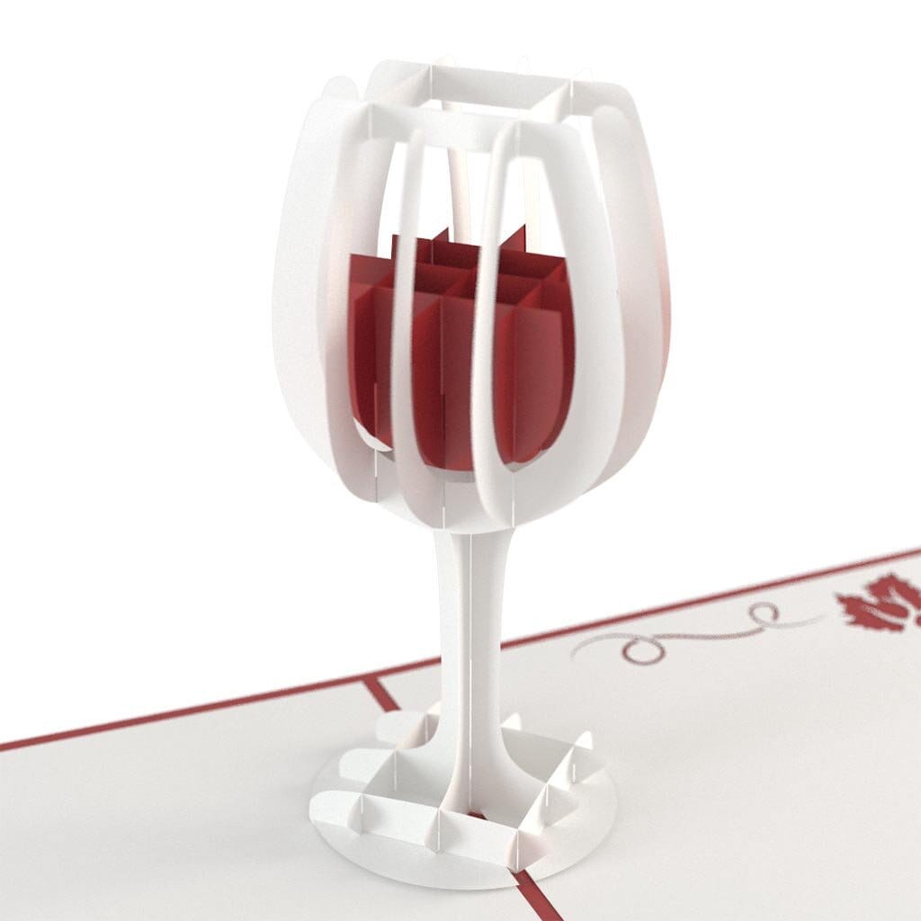 Wine Glass 3D card