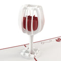 Wine Glass 3D card