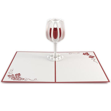 Wine Glass 3D card