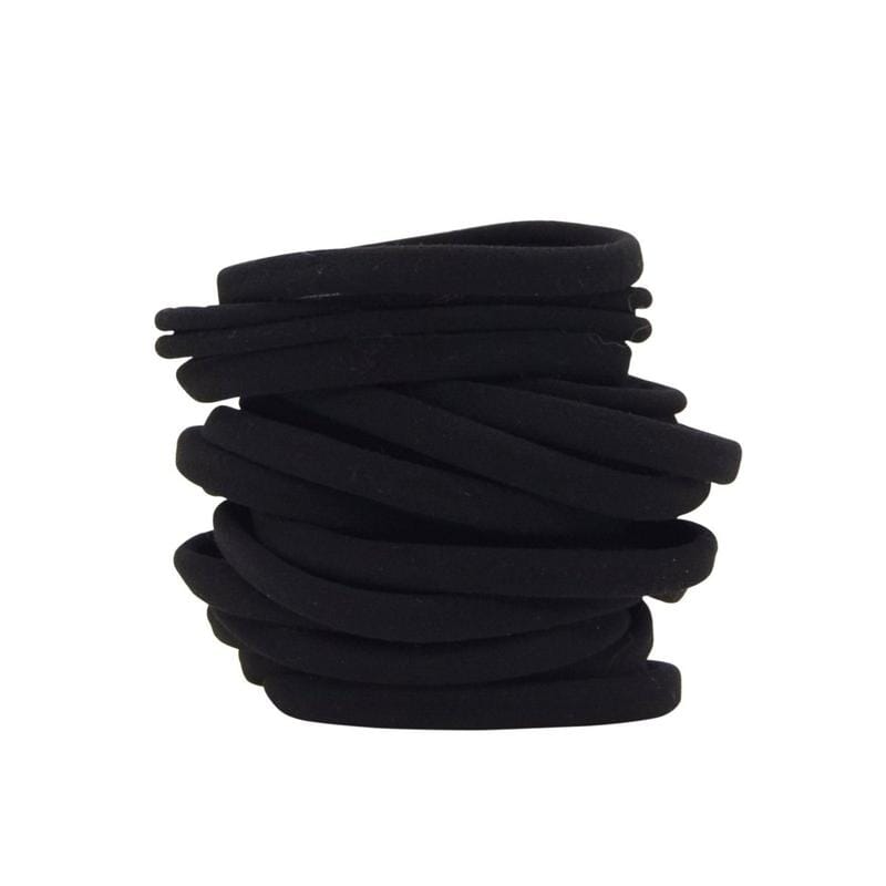 Kitsch Nylon Elastics 20pc set - Black