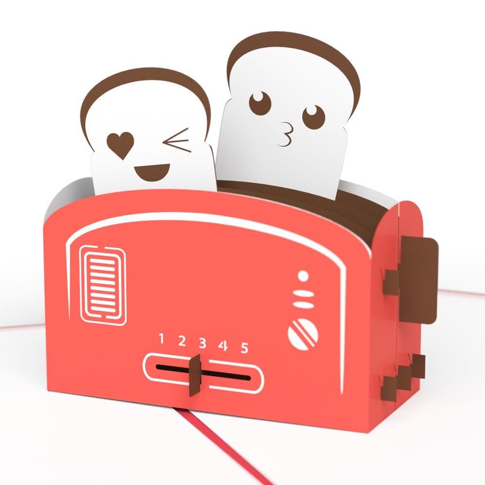 Love Toaster 3D Card