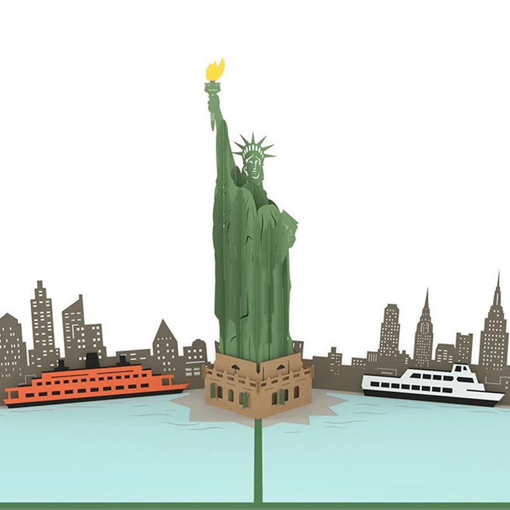 Statue of Liberty 3D Card